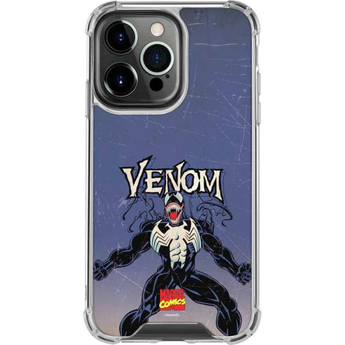 Marvel Classic Comics Venom iPhone 15 Pro Clear Case