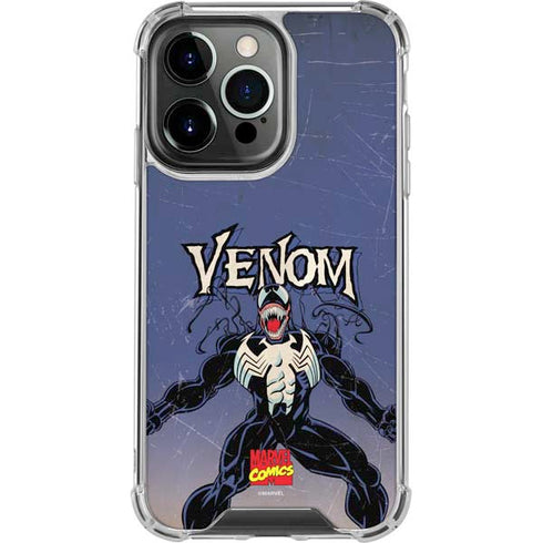 Marvel Classic Comics Venom iPhone 15 Pro Max Clear Case