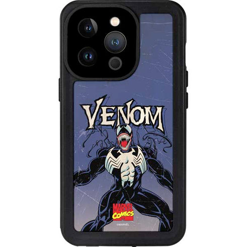 Marvel Classic Comics Venom iPhone 15 Pro Waterproof Case