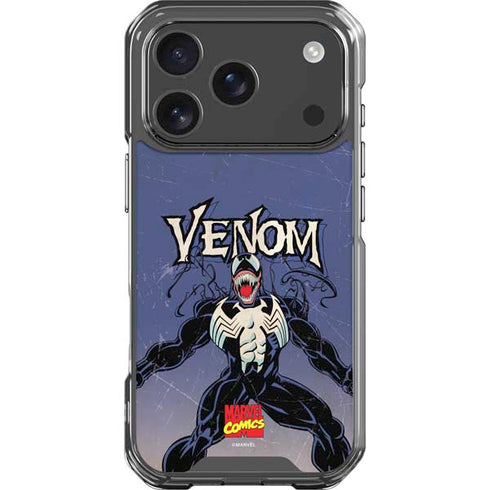 Marvel Classic Comics Venom iPhone 17 Pro Clear Case