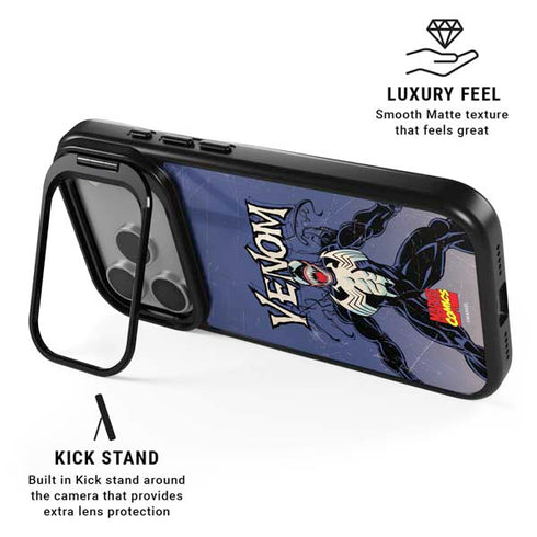 Marvel Classic Comics Venom iPhone 17 Pro Kickstand Case
