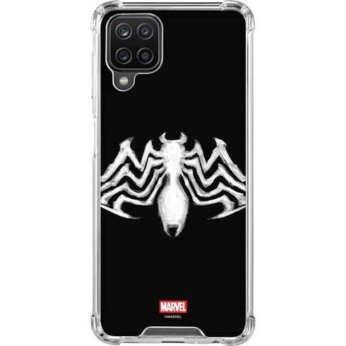 Marvel Venom Venom Logo Galaxy A12 Clear Case