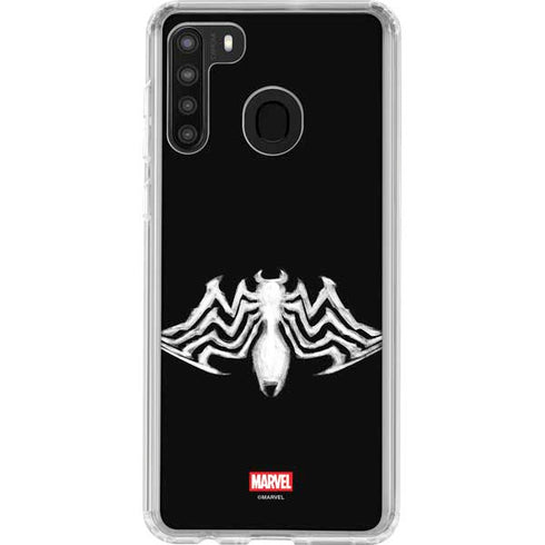 Marvel Venom Venom Logo Galaxy A21 Clear Case