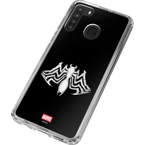 Marvel Venom Venom Logo Galaxy A21 Clear Case