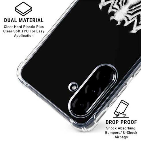 Marvel Venom Venom Logo Galaxy A36 5G Clear Case
