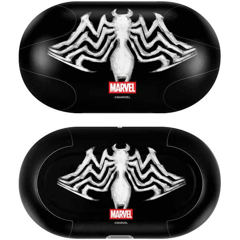 Marvel Venom Venom Logo Galaxy Buds Plus Skin