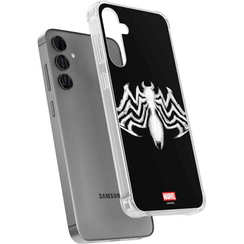 Marvel Venom Venom Logo Galaxy S24 Plus Clear Case