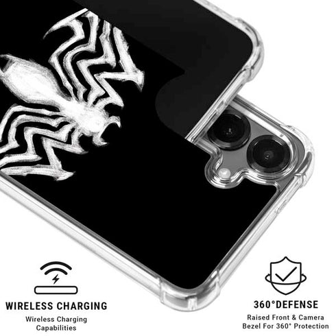 Marvel Venom Venom Logo Galaxy S26 Plus Clear Case