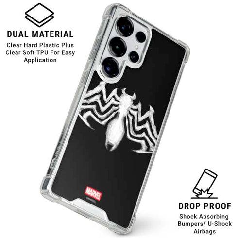 Marvel Venom Venom Logo Galaxy S26 Ultra Clear Case