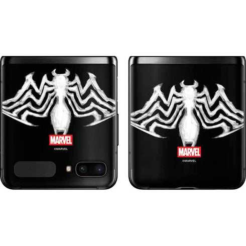 Marvel Venom Venom Logo Galaxy Z Flip Skin