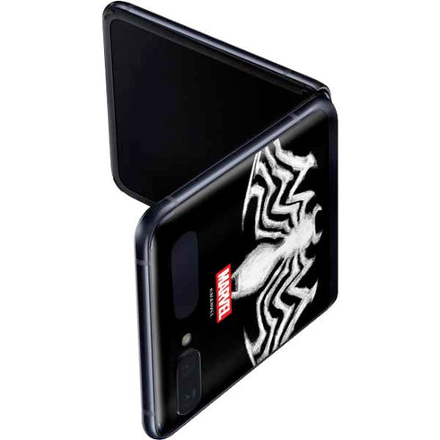 Marvel Venom Venom Logo Galaxy Z Flip Skin