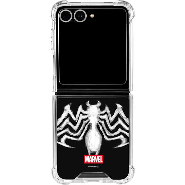 venom-logo-galaxy-z-flip7-clear-case-skinit