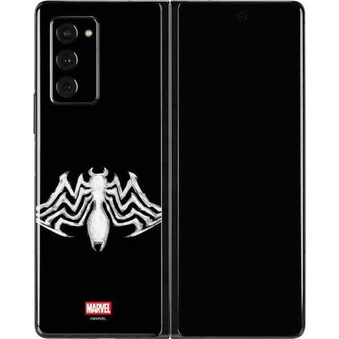 Marvel Venom Venom Logo Galaxy Z Fold2 5G Skin