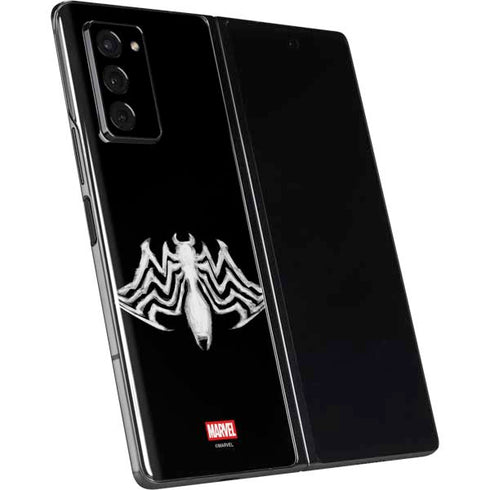 Marvel Venom Venom Logo Galaxy Z Fold2 5G Skin