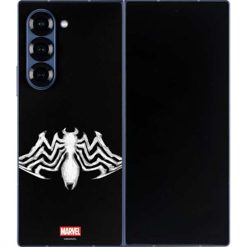 Marvel Venom Venom Logo Galaxy Z Fold6 Skin