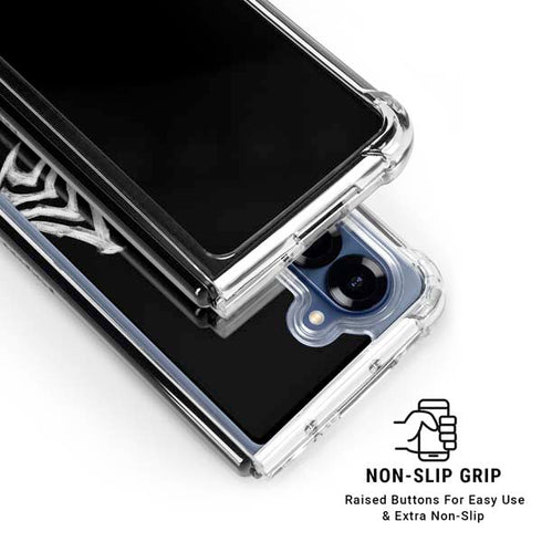 Marvel Venom Venom Logo Galaxy Z Fold7 Clear Case