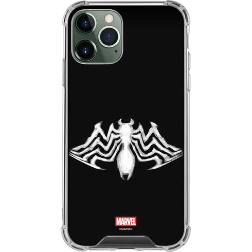 Marvel Venom Venom Logo iPhone 12 Pro Clear Case
