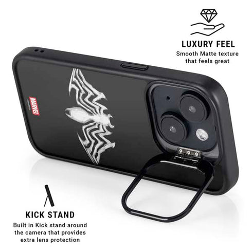 Marvel Venom Venom Logo iPhone 14 Plus Kickstand Case