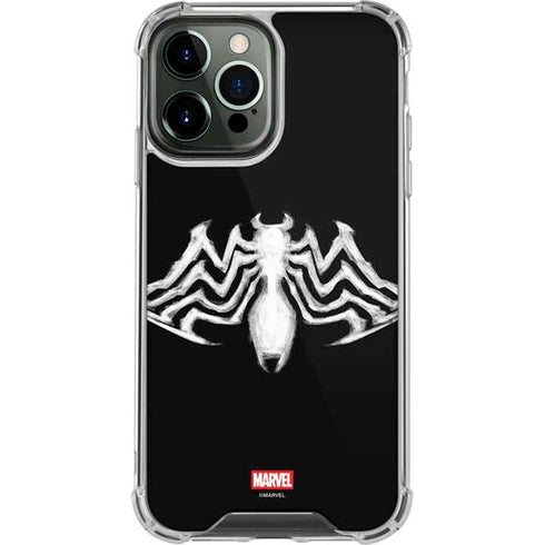 Marvel Venom Venom Logo iPhone 14 Pro Max Clear Case