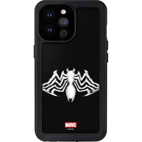 Marvel Venom Venom Logo iPhone 14 Pro Max Waterproof Case