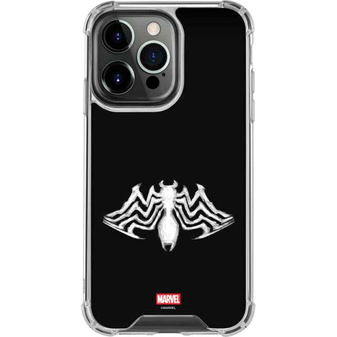 Marvel Venom Venom Logo iPhone 15 Pro Clear Case