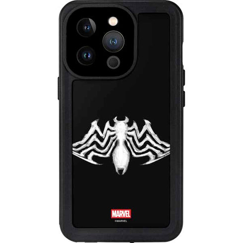Marvel Venom Venom Logo iPhone 15 Pro Waterproof Case
