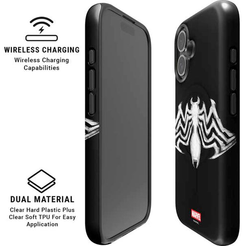 Marvel Venom Venom Logo iPhone 16 Magsafe Impact Case