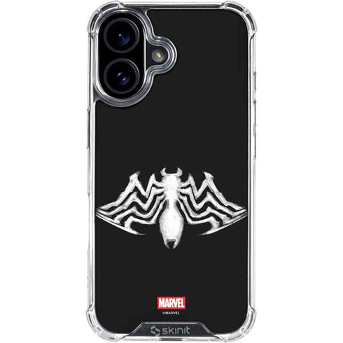 Marvel Venom Venom Logo iPhone 16 Plus Clear Case