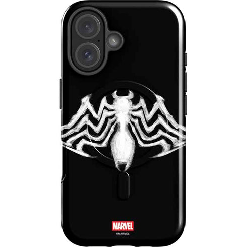Marvel Venom Venom Logo iPhone 16 Plus Magsafe Impact Case