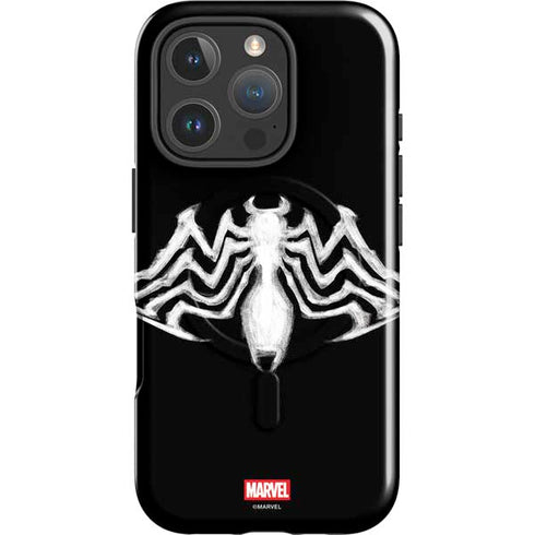 Marvel Venom Venom Logo iPhone 16 Pro Max Magsafe Impact Case