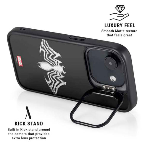 Marvel Venom Venom Logo iPhone 16e Kickstand Case