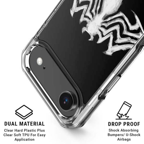 Marvel Venom Venom Logo iPhone 17 Air Clear Case