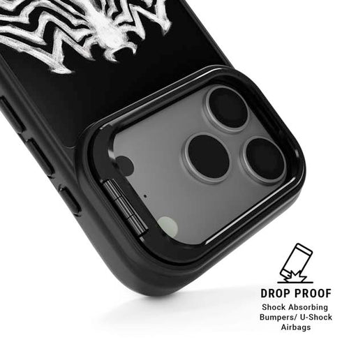 Marvel Venom Venom Logo iPhone 17 Pro Kickstand Case