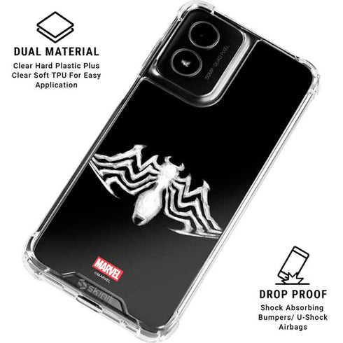 Marvel Venom Venom Logo Moto G Power 5G (2024) Clear Case