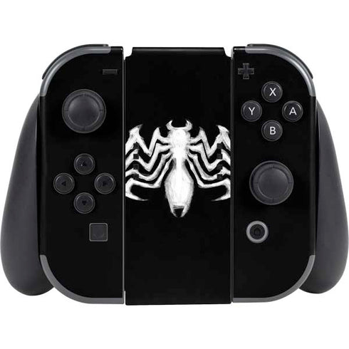 Marvel Venom Venom Logo Nintendo Switch (2017-2021) Joy-Con Controller Skin