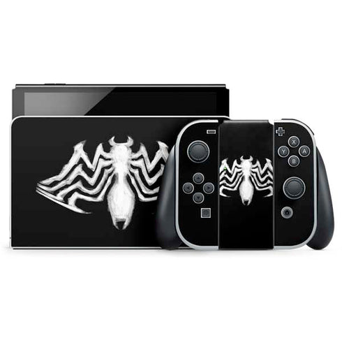 Marvel Venom Venom Logo Nintendo Switch OLED (2021) Skin
