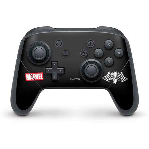 Marvel Venom Venom Logo Nintendo Switch Pro Controller Skin