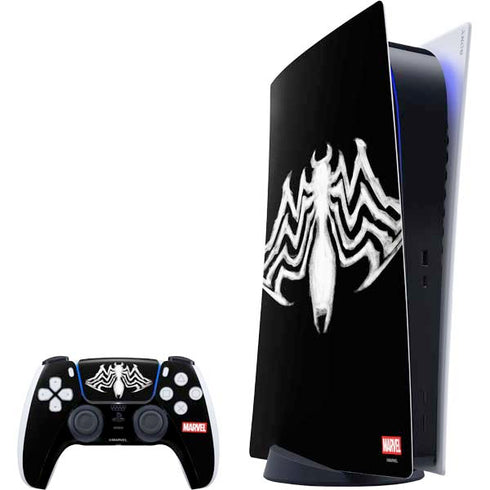 Marvel Venom Venom Logo PS5 Digital Edition Bundle Skin