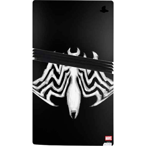 Marvel Venom Venom Logo PS5 Pro Bundle Skin