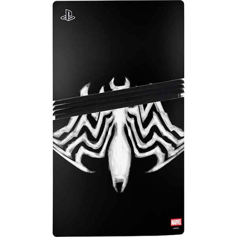 Marvel Venom Venom Logo PS5 Pro Disk Console Skin