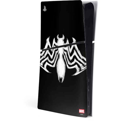 Marvel Venom Venom Logo PS5 Slim Digital Edition Console Skin