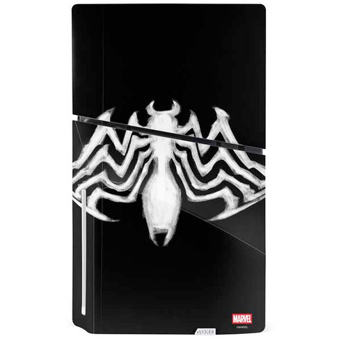Marvel Venom Venom Logo PS5 Slim Disk Bundle Skin