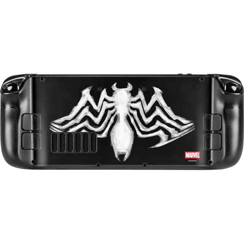 Marvel Venom Venom Logo Steam Deck Handheld Gaming Computer OLED Skin