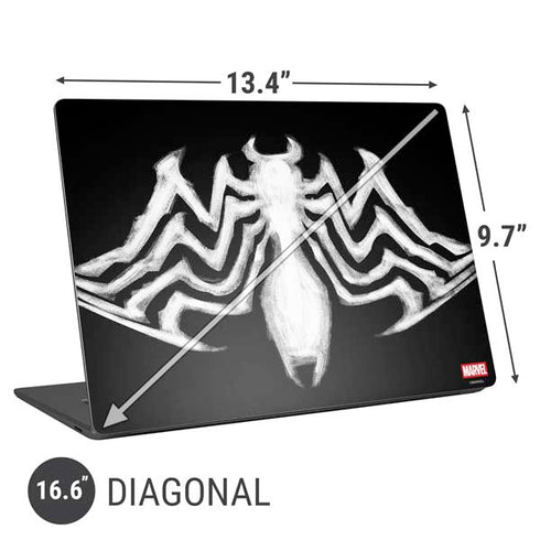 Marvel Venom Venom Logo Universal Laptop 16.6in (13.4 x 9.7in) Skin