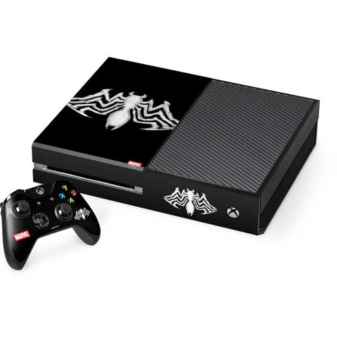 Marvel Venom Venom Logo Xbox One Console and Controller Bundle Skin