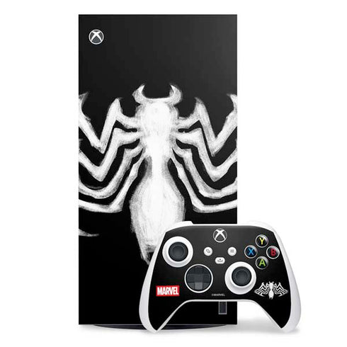 Marvel Venom Venom Logo XBox Series X Digital Edition Bundle Skin