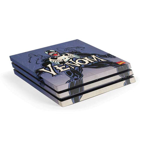 Marvel Classic Comics Venom PS4 Pro Console Skin