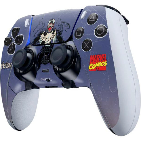 Marvel Classic Comics Venom PS5 DualSense Edge Pro Controller Skin