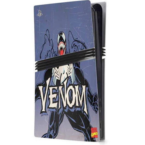 Marvel Classic Comics Venom PS5 Pro Console Skin