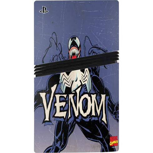 Marvel Classic Comics Venom PS5 Pro Console Skin